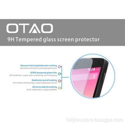 0.33mm Round Angle Anti-crack Tempered-glass Screen Protector for Lg Nexus5